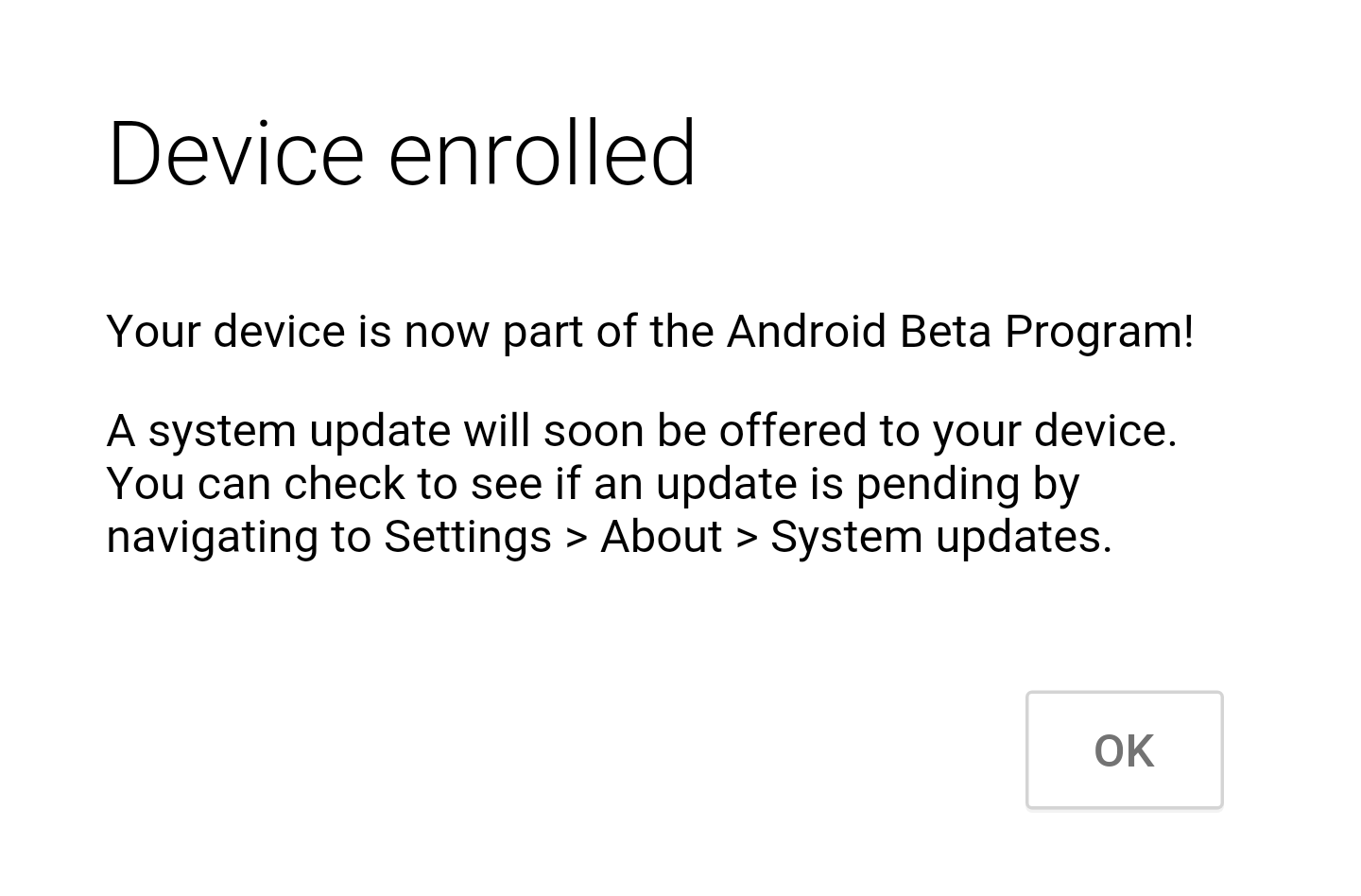Enroll your Nexus for Android N Developer Preview OTA Update