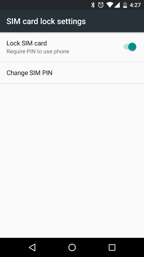 Setting Up SIM Card Lock