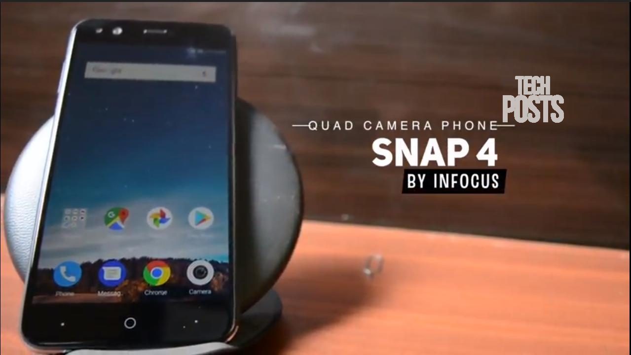 InFocus Snap 4 Unboxing & Camera Review - Quad Camera Smartphone 2017 - YouTube