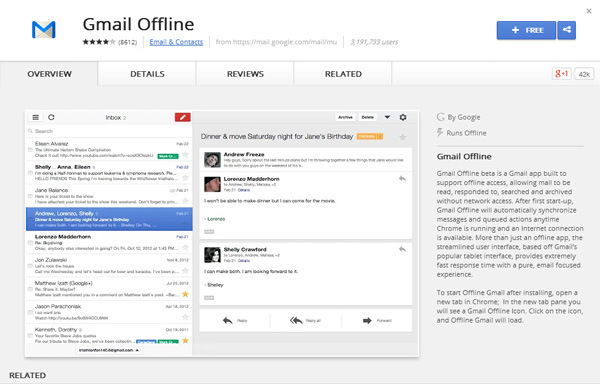 How to Access and Use Gmail Offline in Google Chrome 