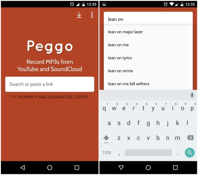 Download do APK de Peggo -  To Mp3 Converter para Android