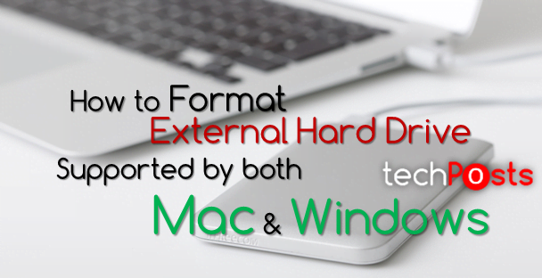 can i format a hard drive for mac in windows