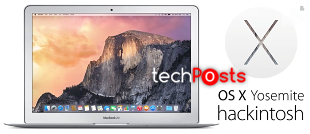 how to install mac os x yosemite on pc