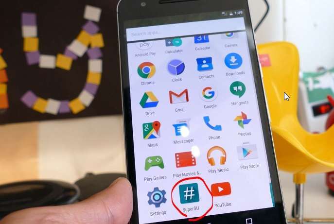 SuperSu on Rooted Android Device
