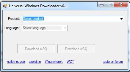 Universal Windows Downloader