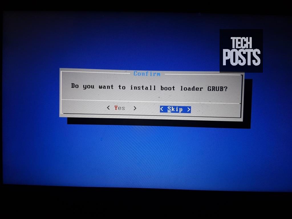 Install Grub Bootloader