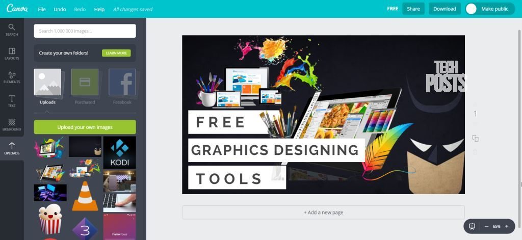 Canva Free Graphics Designing Tools for Windows & MacOS 2017