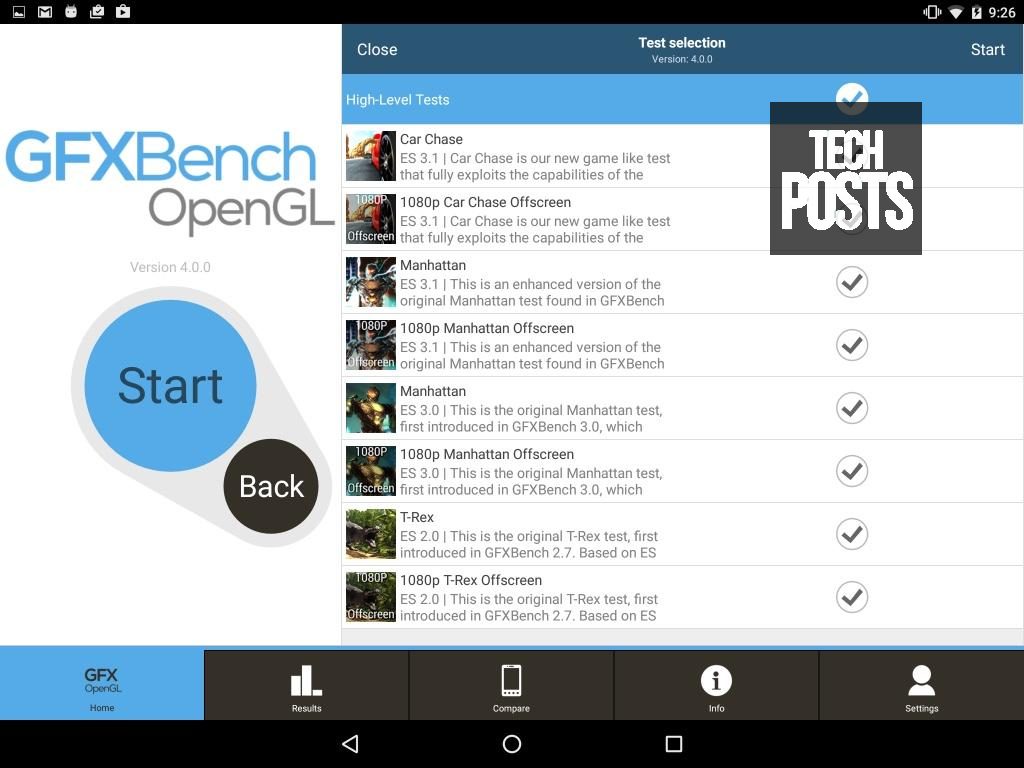 GFXBench OpenGL app to test Android Hardware abilities