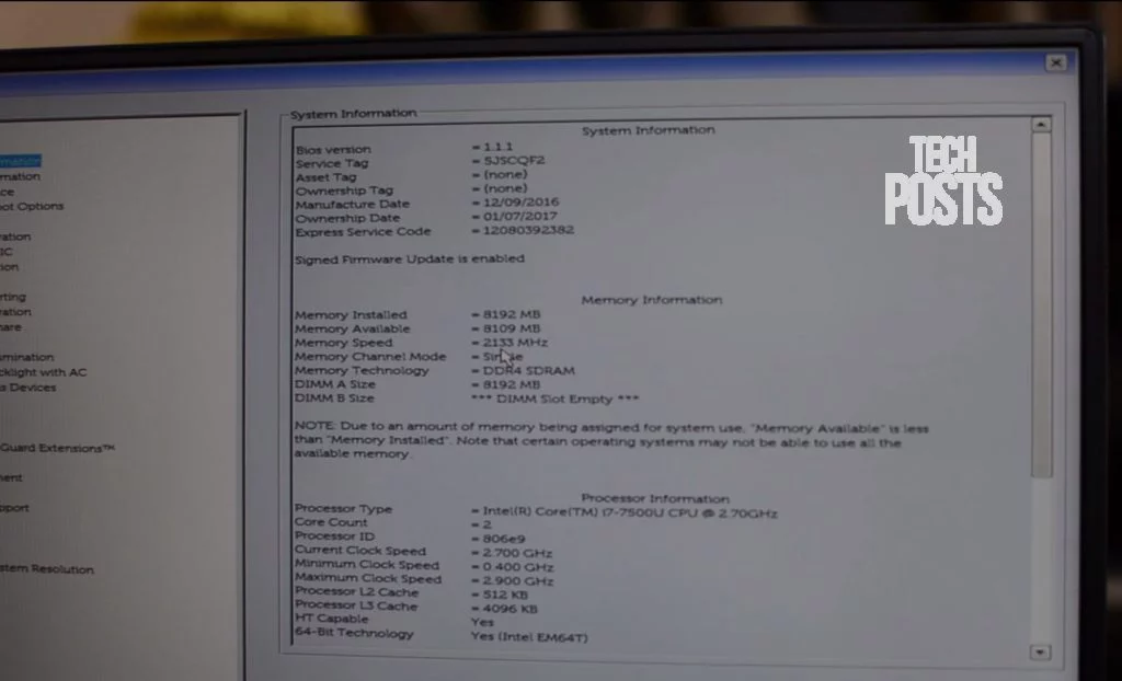 Dell 7560 RAM Frequency