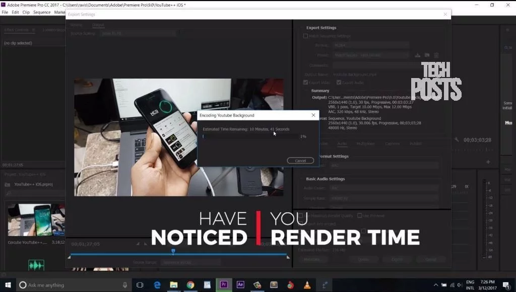 Dell 7560 Video Editing