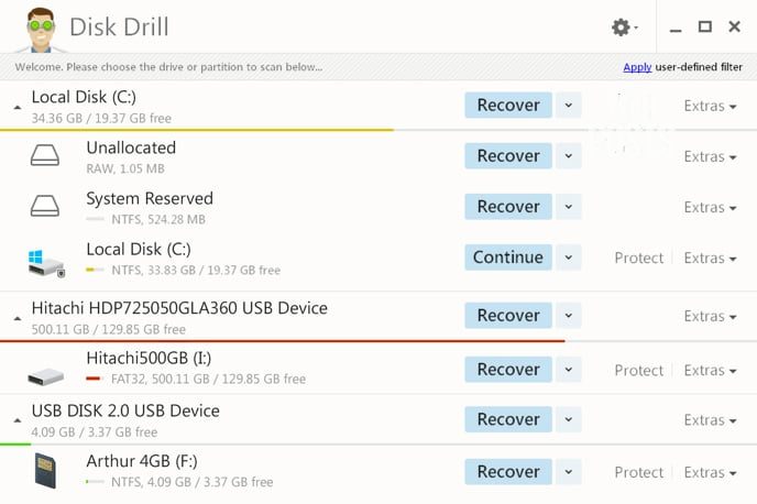 disk drill recover trash