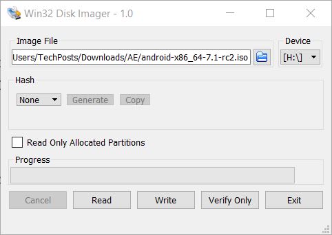 Win32 Disk Imager - 1.0