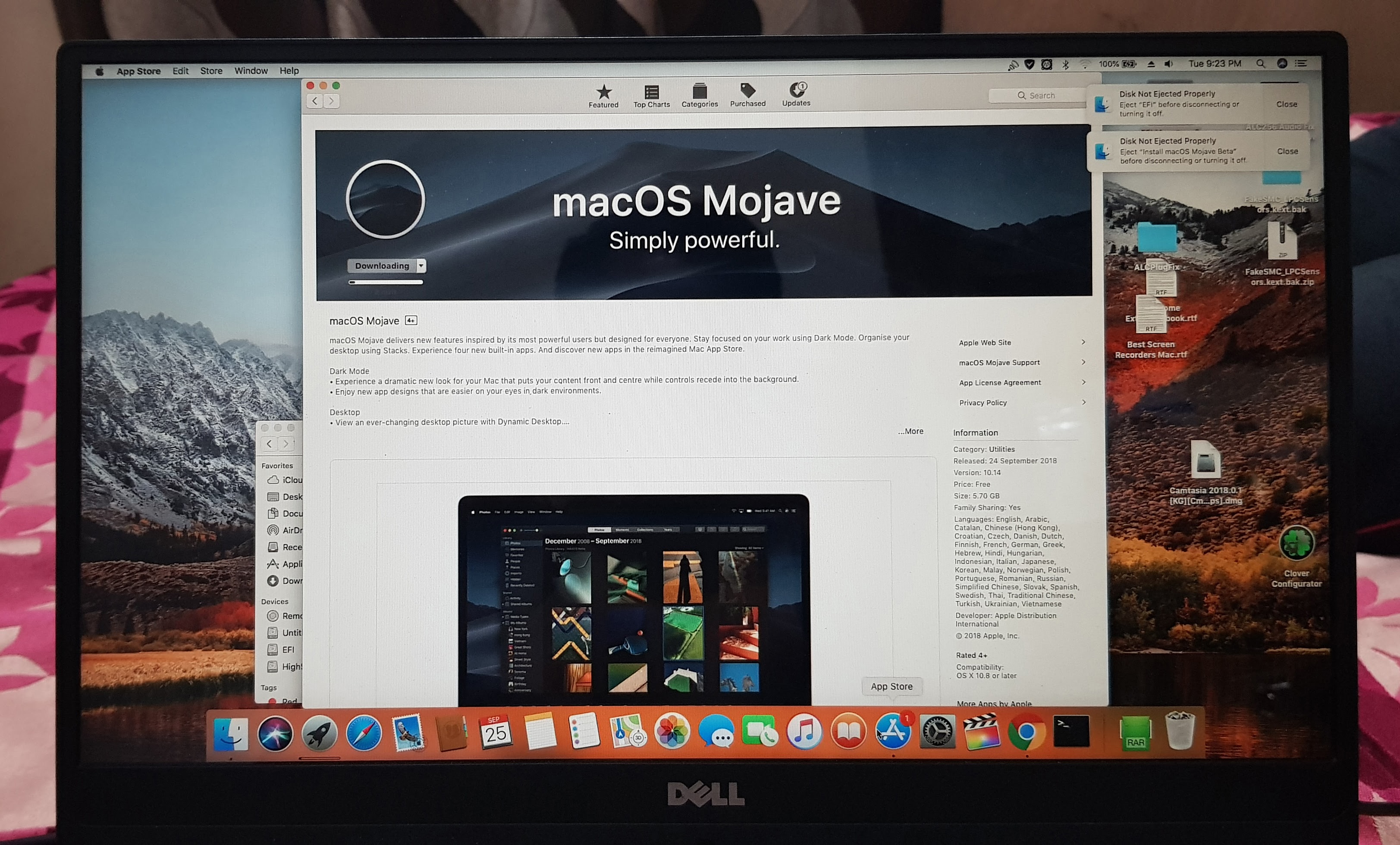 mojave macos open terminal window to current window