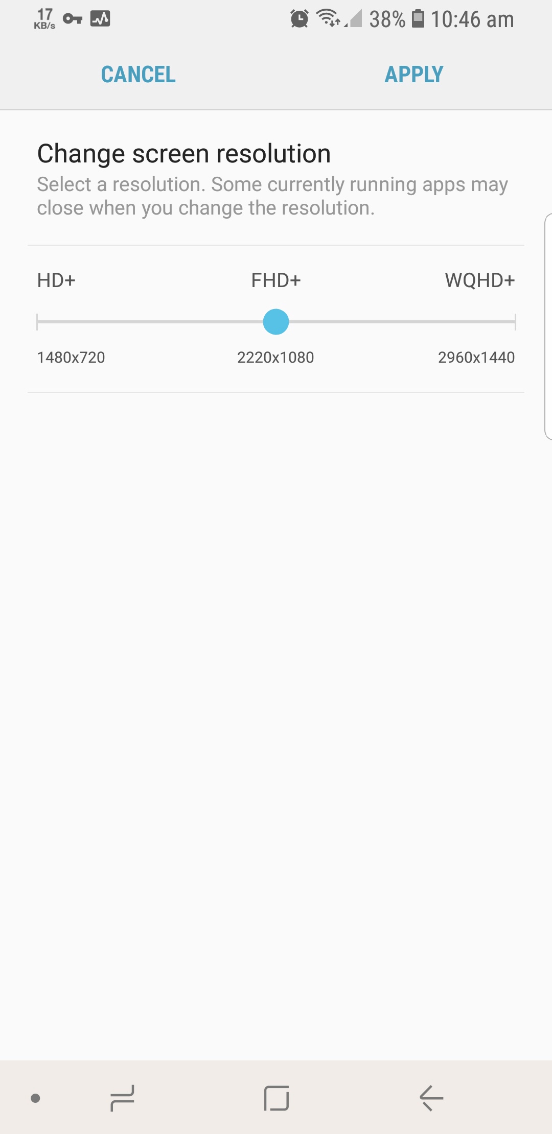 modificați rezoluția în telefoanele Android fără root