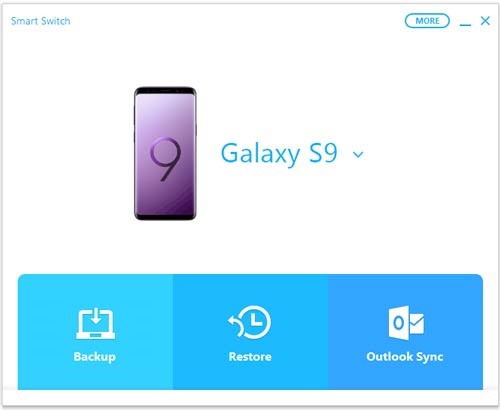 backup restore data with Samsung Smart Switch app