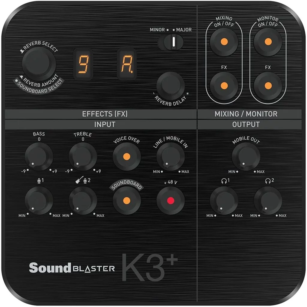 Creative Sound Blaster K3+ USB Powered 2 Channel Digital Mixer