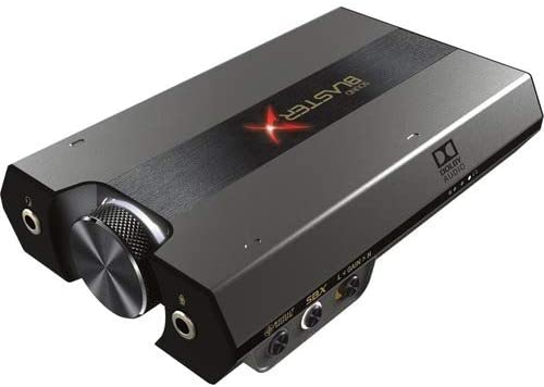Creative Sound BlasterX G6 Hi-Res 130dB 32bit/384kHz Gaming DAC,External USB Sound Card