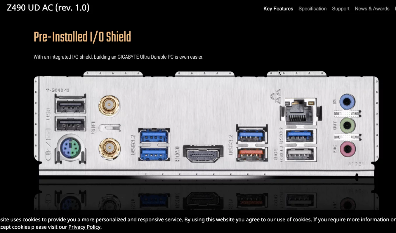 three ports motherboard with 7.1 audio for Razer Tiamat
