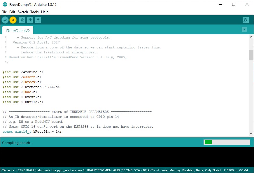 upload the code
