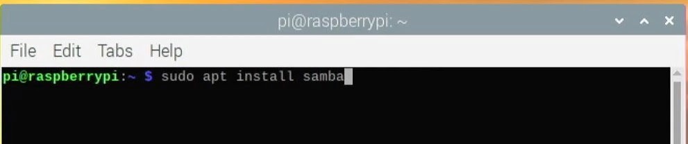 installere samba server