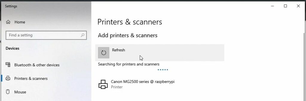 add wireless printer to Windows PC