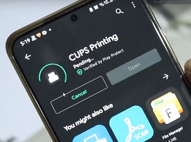 Add USB WiFi printer to Android