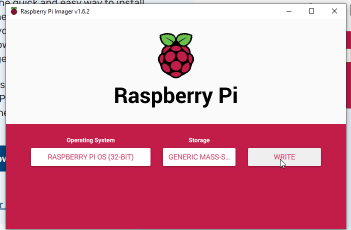 install raspberry pi 32 bit OS on SD Card