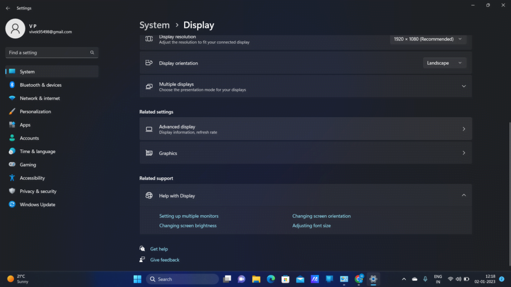 Turn on VSYNC