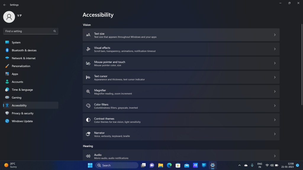 Change Your PC Texts in Windows 11