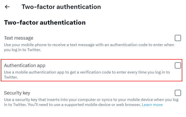 Authentication app