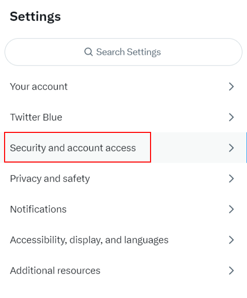 Security and account access
