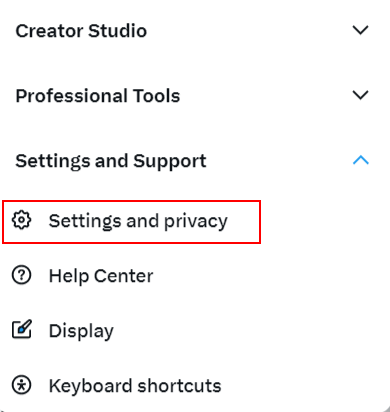Settings & Privacy