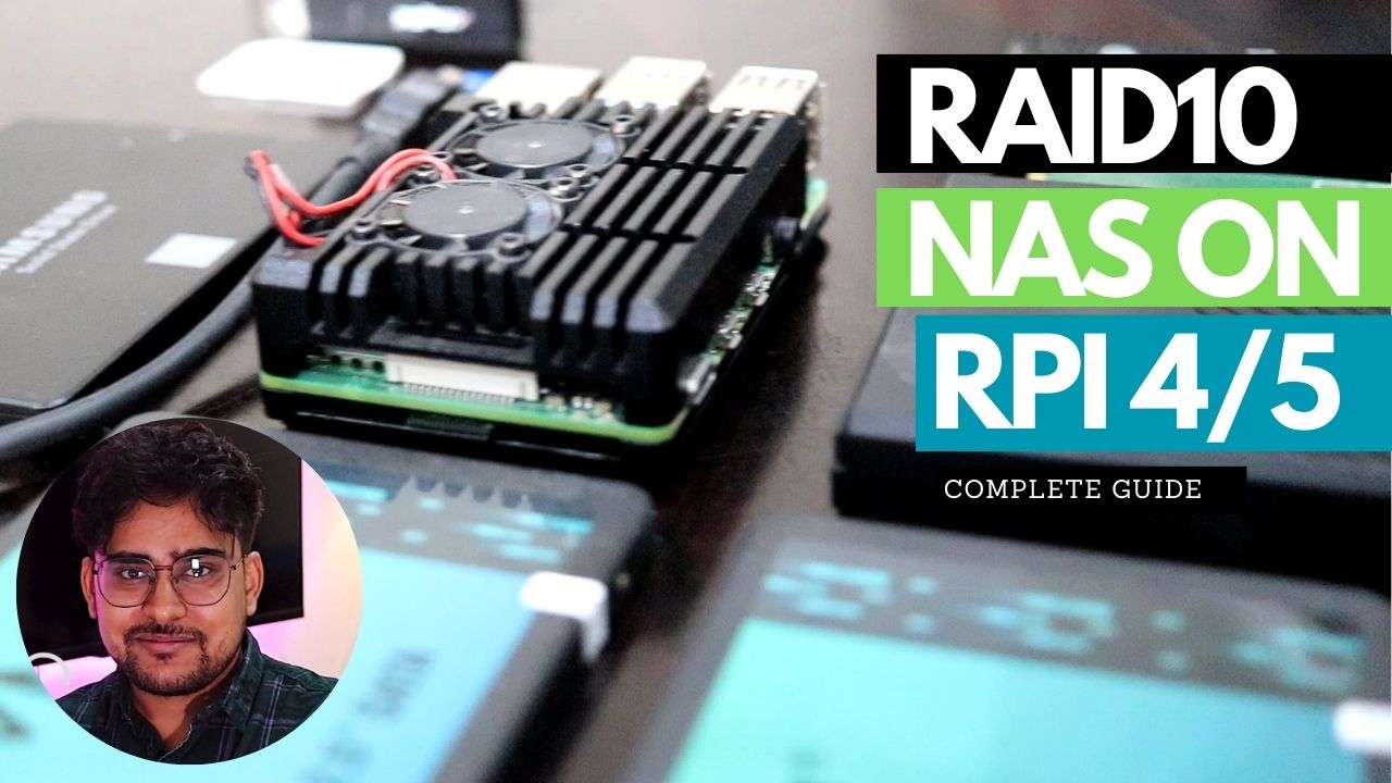How to Setup RAID 10 NAS on Raspberry Pi – Video Guide
