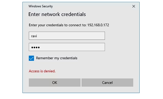 access samba server on raspberry pi from the windows